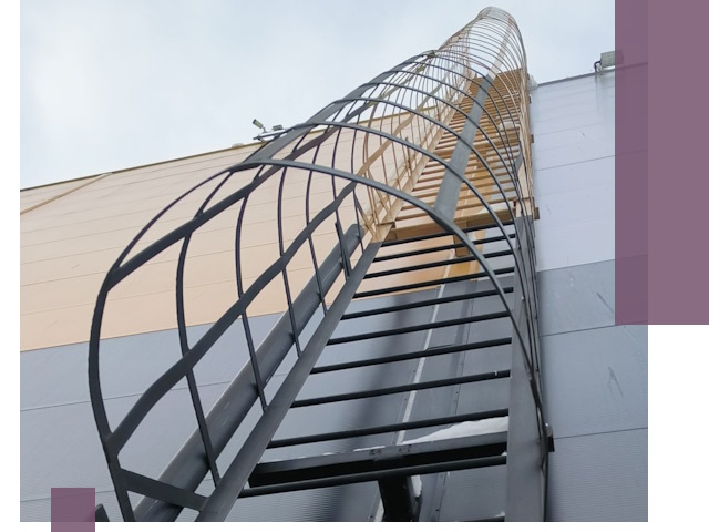 Изготовление и монтаж пожарных лестниц в Глазове профессионально