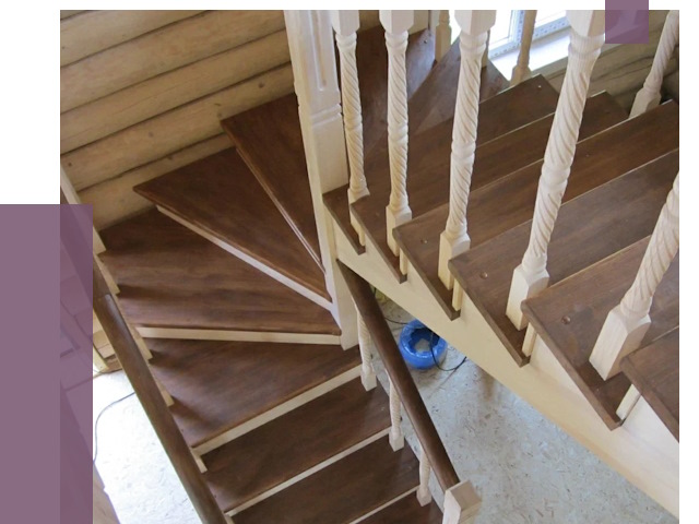 Реставрация деревянных лестниц в Глазове от 4285 руб.