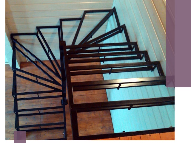 Изготовление металлических лестниц любой сложности в Глазове