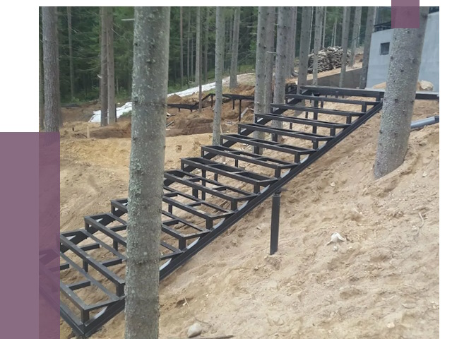 Монтаж металлических лестниц в Глазове от 13519 руб. 