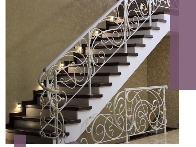 Кованые лестницы под ключ в Глазове — изготовление и монтаж