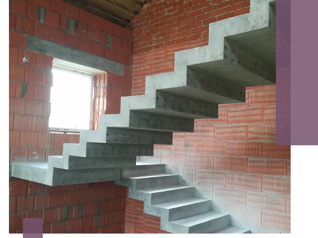 Бетонные лестницы под ключ в Глазове: монтаж, демонтаж, ремонт