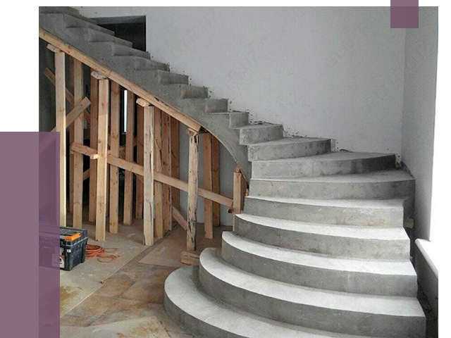 Изготовление бетонных лестниц под ключ в Глазове от 19896 руб. | ПРОЛЁТ-Глз