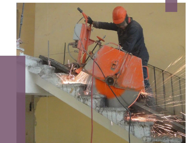 Демонтаж бетонных лестниц в Глазове от 4591 руб. за м2 | ПРОЛЁТ-Глз