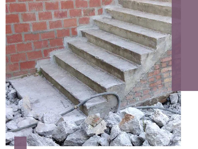 Демонтаж бетонных лестниц в Глазове: быстро и безопасно