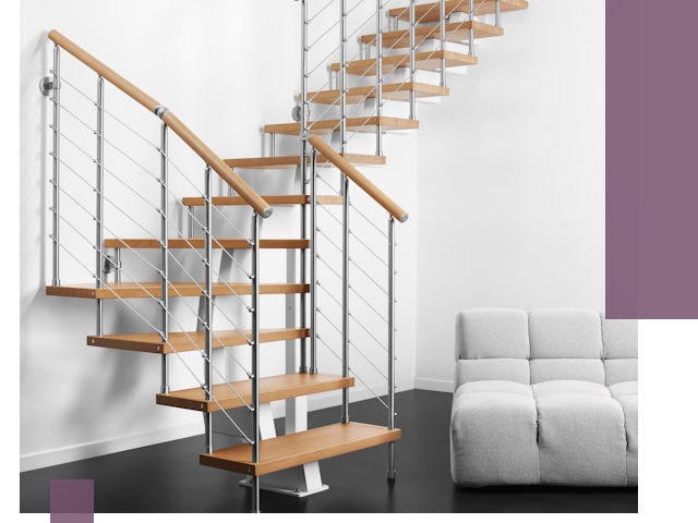 Модульные лестницы под ключ в Глазове — монтаж и изготовление