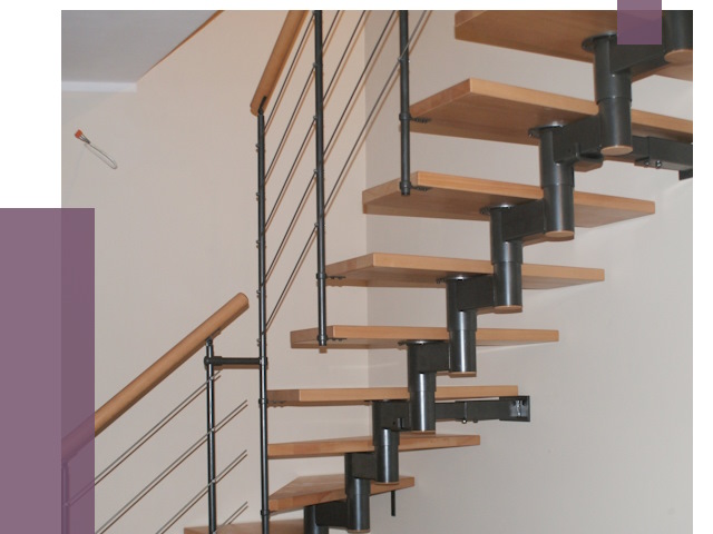 Изготовление модульных лестниц в Глазове от 11478 руб. 