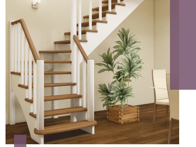 Г-образные лестницы под ключ в Глазове — изготовление и монтаж