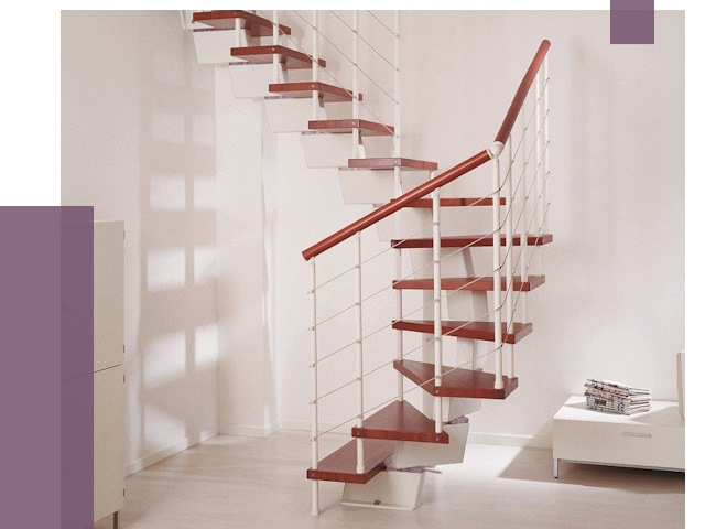 Изготовление лестниц на больцах в Глазове от 9693 руб. | ПРОЛЁТ-Глз