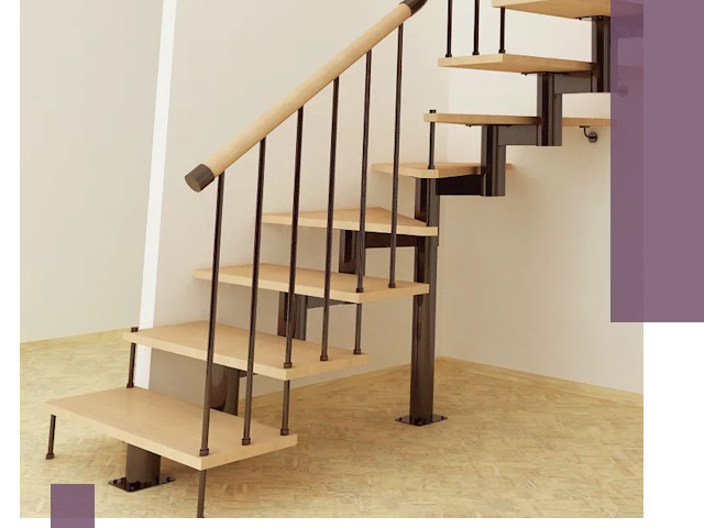 Монтаж лестниц на больцах в Глазове — быстро и надежно