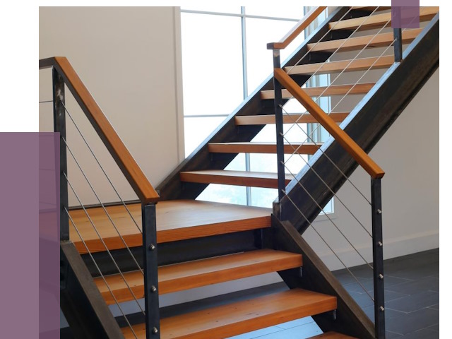 Изготовление лестниц на металлокаркасе в Глазове от 18876 руб. | ПРОЛЁТ-Глз