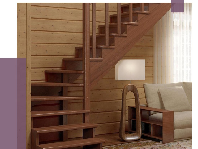 Лестницы эконом класса в Глазове от 18212 руб. бюджетные решения