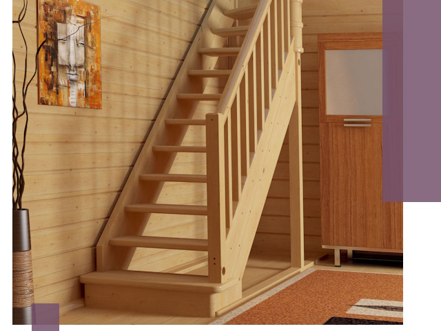 Лестницы эконом класса под ключ в Глазове — недорого и быстро