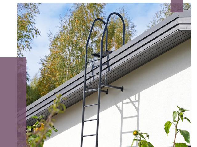 Лестницы на крышу в Глазове от 19080 руб. — монтаж и монтаж ПРОЛЁТ-Глз