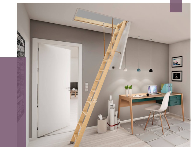 Чердачные лестницы в Глазове — от 14539 руб. | ПРОЛЁТ-Глз