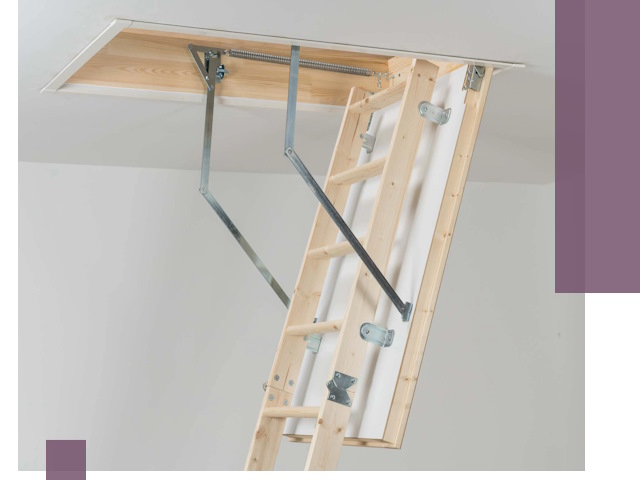 Установка чердачной лестницы под ключ в Глазове