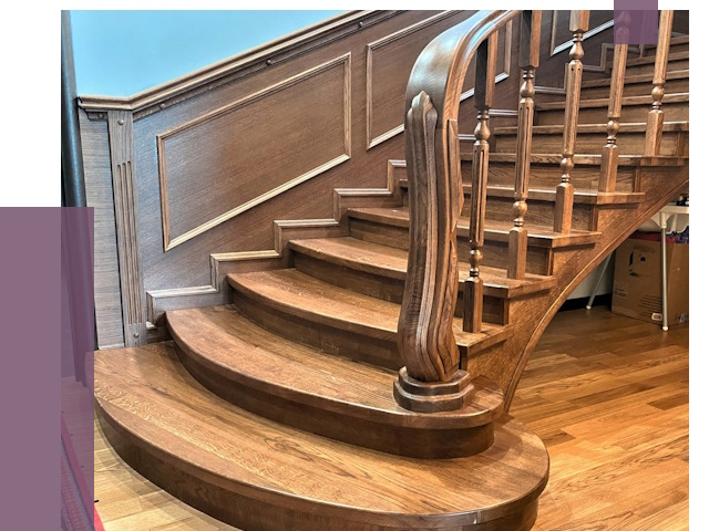 Дубовые лестницы под ключ в Глазове от 176002 руб. — ПРОЛЁТ-Глз