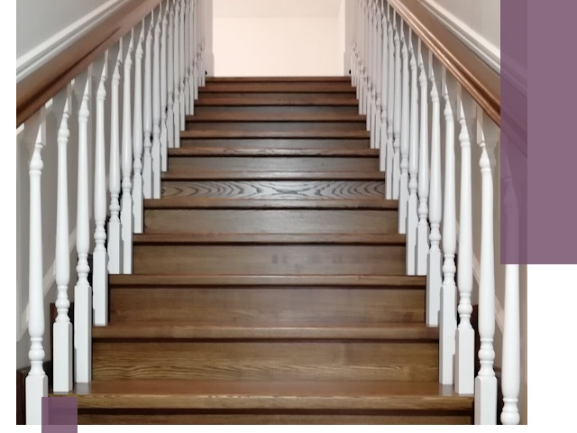 Лестницы из ясеня на заказ в Глазове — изготовление и монтаж