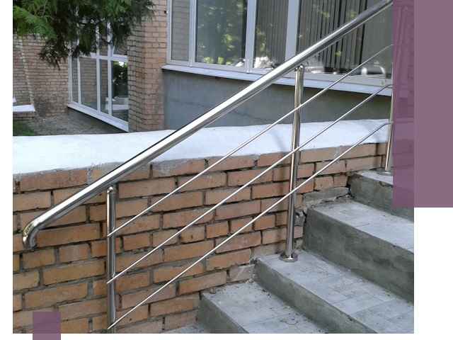 Перила из нержавеющей стали высокого качества в Глазове
