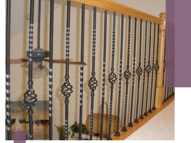 Изготовление и монтаж кованных перил в Глазове под ключ