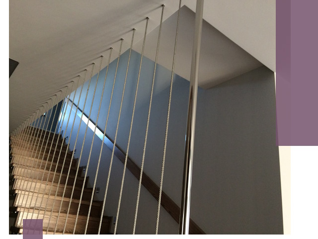 Тросовые перила под ключ в Глазове — производство и монтаж