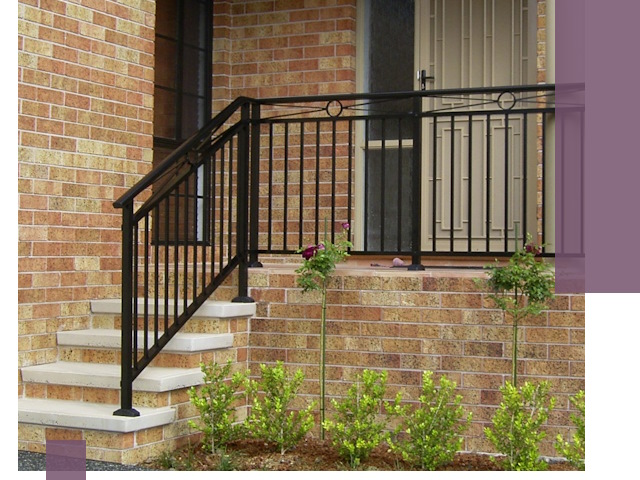 Уличные перила из металла под ключ в Глазове