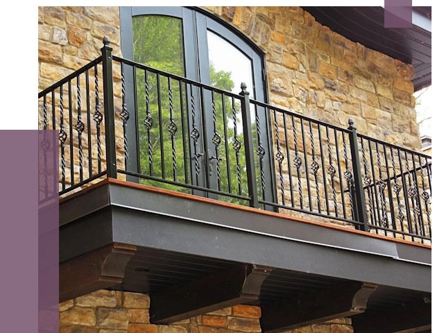 Балконные ограждения в Глазове от 8009 руб. — купить | ПРОЛЁТ-Глз