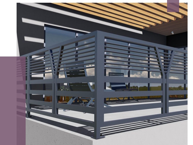 Изготовление балконных ограждений в Глазове от 10713 руб. | ПРОЛЁТ-Глз