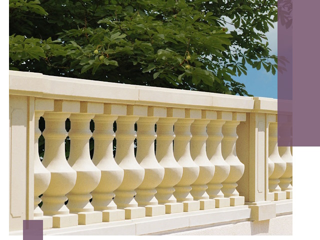 Установка балюстрады в Глазове: изготовление и монтаж под ключ