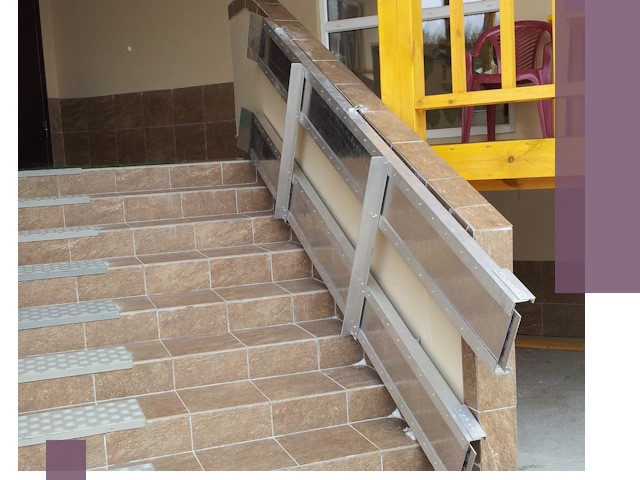 Откидные пандусы под ключ в Глазове — монтаж и демонтаж