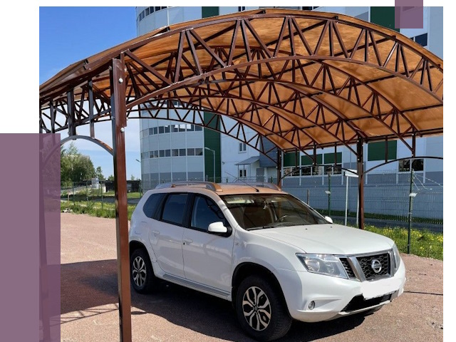 Недорогие навесы в Глазове от 42853 руб.  | ПРОЛЁТ-Глз