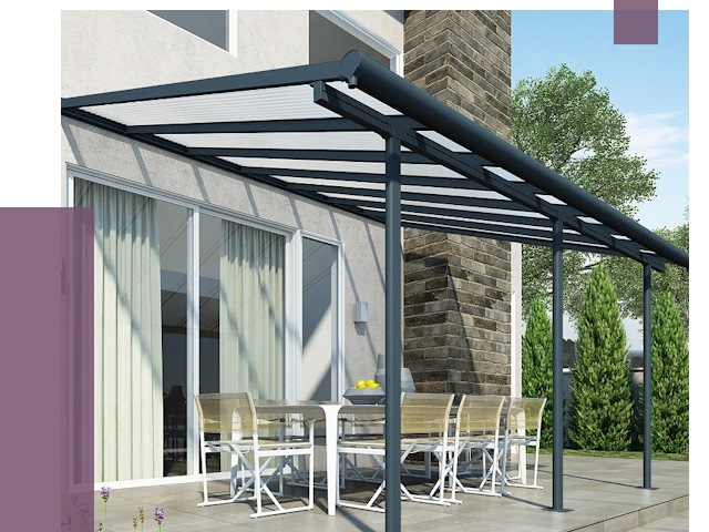 Навесы пристенные в Глазове от 9081 руб. — монтаж и установка | ПРОЛЁТ-Глз