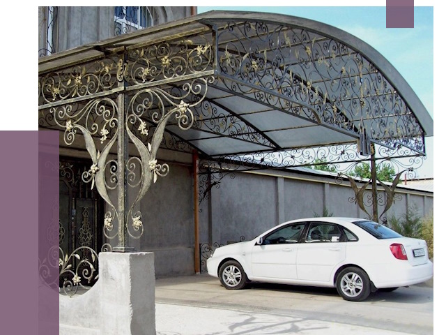 Кованые навесы в Глазове от 14539 руб. | ПРОЛЁТ-Глз