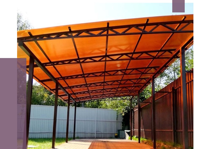 Односкатные навесы под ключ в Глазове от 13111 руб. 