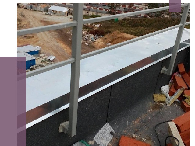 Монтаж парапетов в Глазове от 4285 руб.  | ПРОЛЁТ-Глз