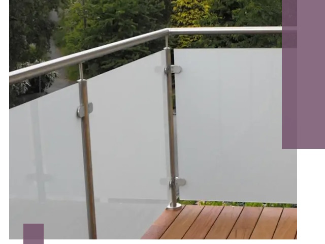 Алюминиевые парапеты для балконов и террас в Глазове