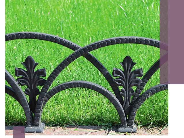 Декоративные металлические бордюры под ключ в Глазове