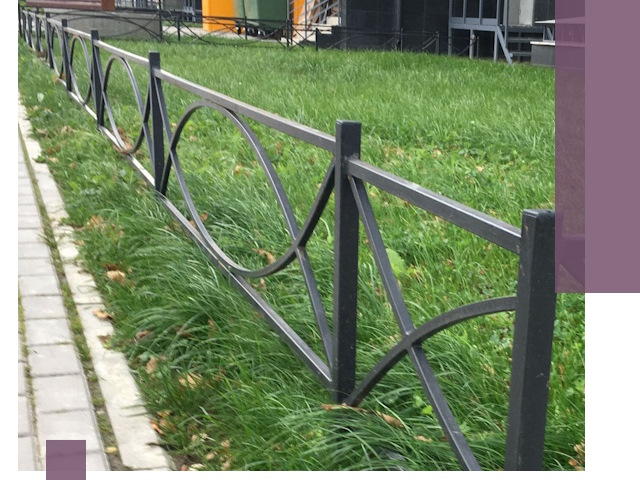 Газонные ограждения из металла в Глазове — монтаж и продажа