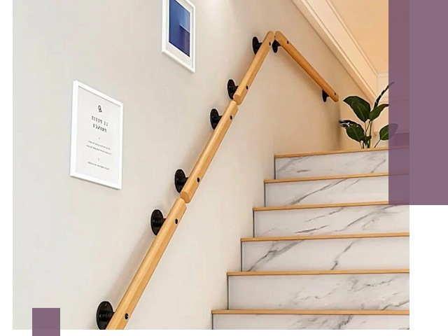 Поручни металлические и деревянные под ключ в Глазове